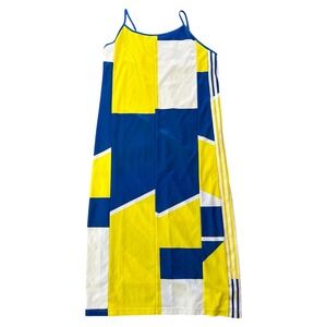 Adidas Dress Womens Large Kseniaschnaider Trefoil Strappy Maxi Side Slit